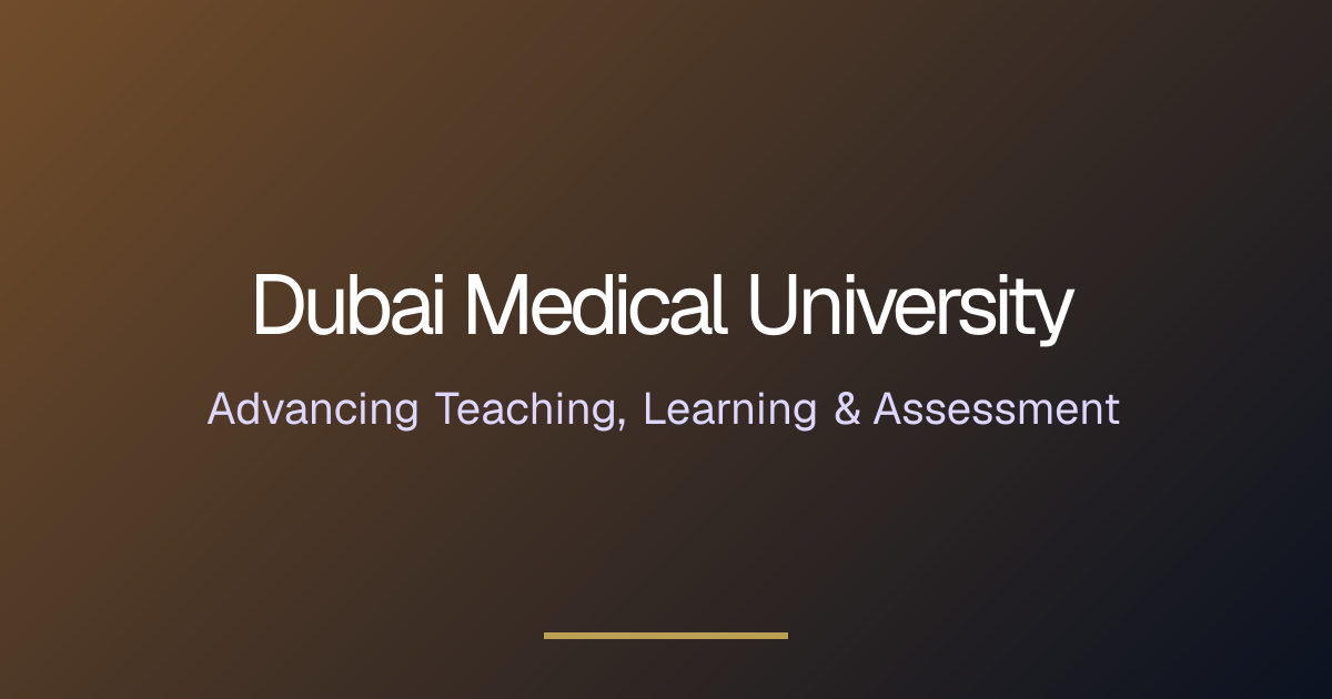 Development Courses for Higher Education | Dubai Medical University